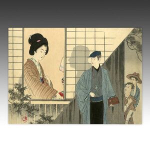 Japanese Kuchi-E Woodblock Print