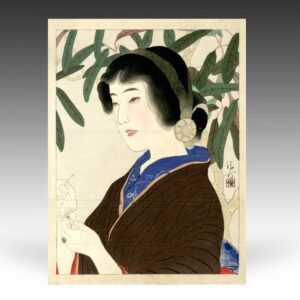 Japanese Kuchi-E Woodblock Print