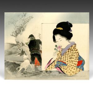 Japanese Kuchi-E Woodblock Print