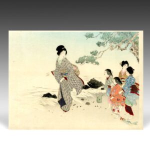 Japanese Kuchi-E Woodblock Print
