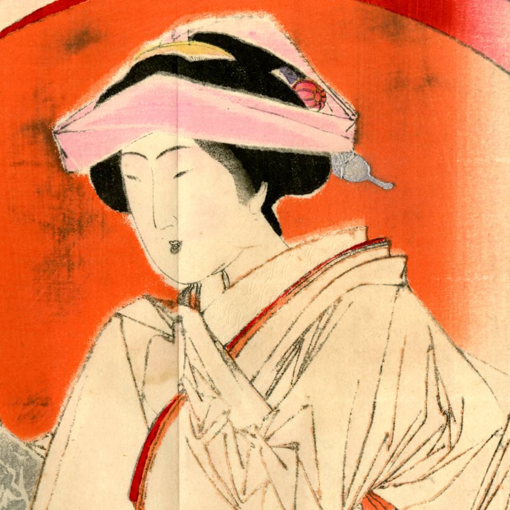 Japanese Kuchi-E Woodblock Print - Image 2