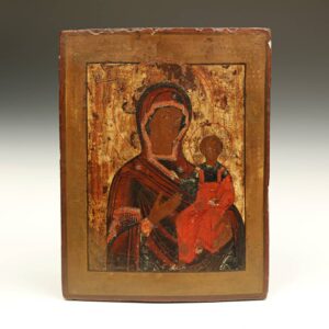 Russian Icon Depicting Madonna and Child
