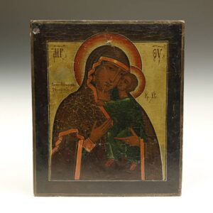 Russian Icon Depicting Madonna and Child