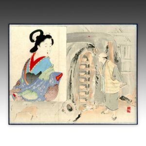 Japanese Kuchi-E Woodblock Print