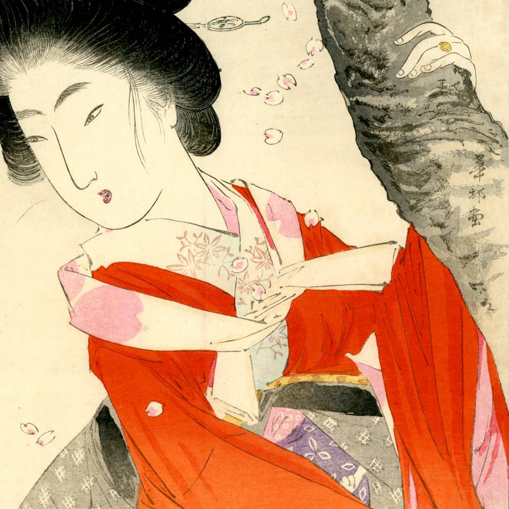 Japanese Kuchi-E Woodblock Print - Image 3