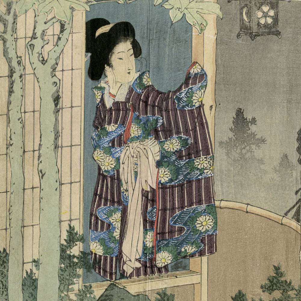 Japanese Kuchi-E Woodblock Print - Image 2