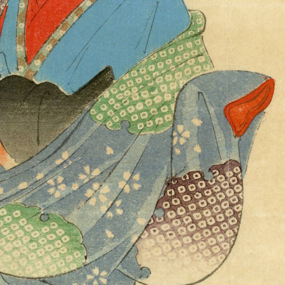 Japanese Kuchi-E Woodblock Print - Image 4