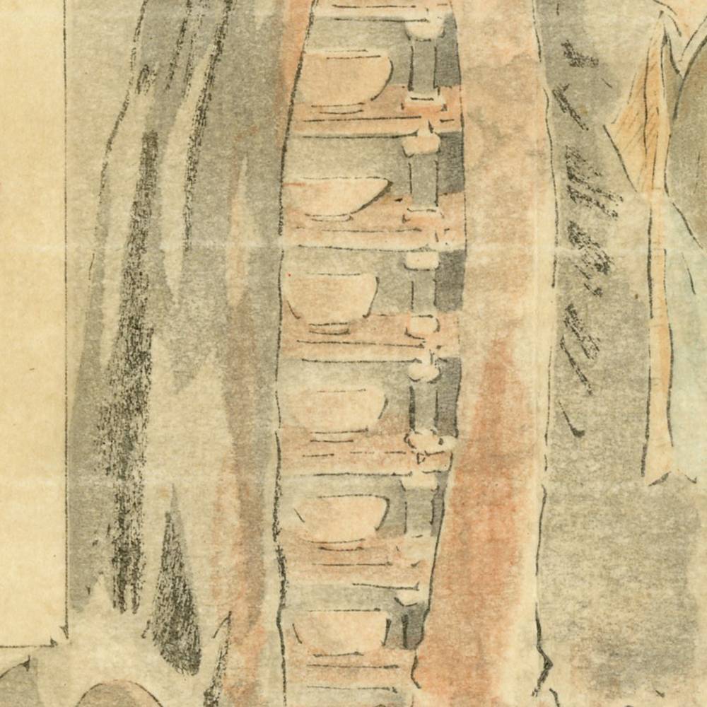 Japanese Kuchi-E Woodblock Print - Image 5