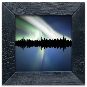 Anthropocene Mountain - Framed