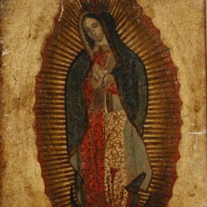 Mexican Retablo Depicting Our Lady of Guadalupe