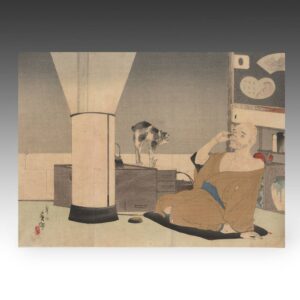 Japanese Kuchi-E Woodblock Print