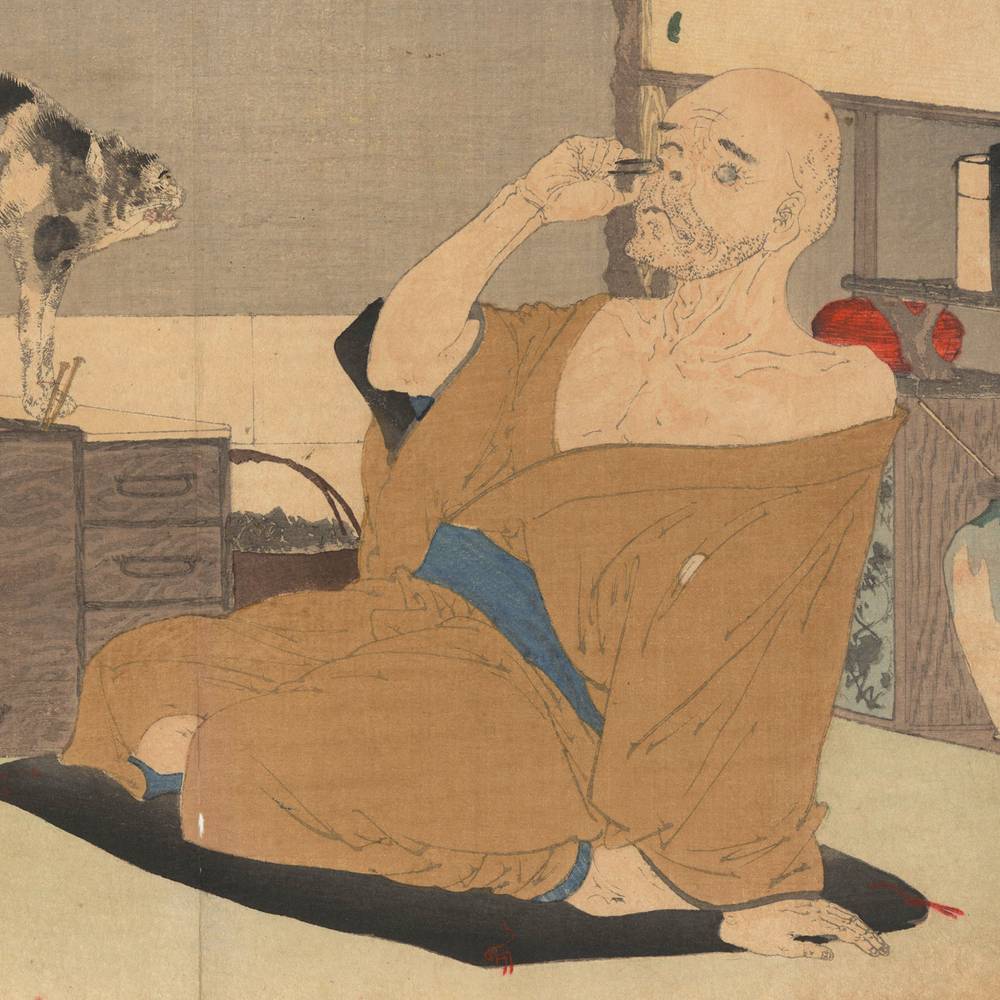 Japanese Kuchi-E Woodblock Print - Image 4