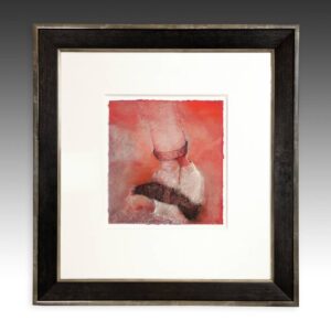 French Primitive Modern Print: Signed and Numbered 3 of 25 with RM Mark; Unframed