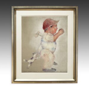 French Drawing, Framed