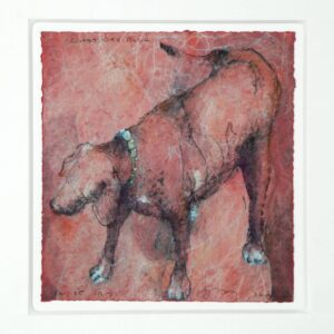 French Primitive Modern Print: Signed and Numbered 1 of 25, Framed