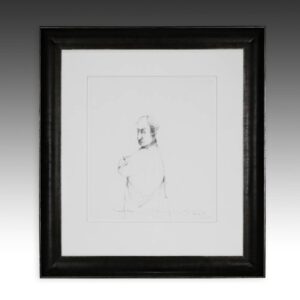 French Drawing, Framed