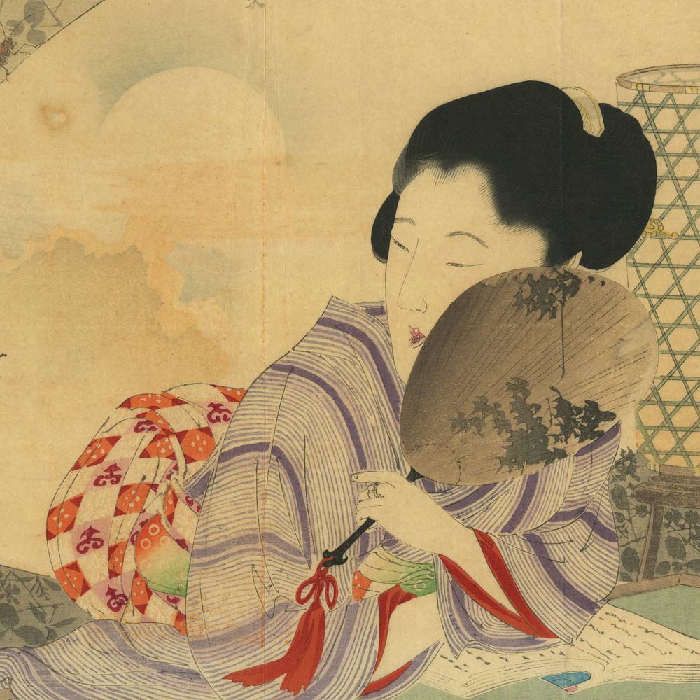 Japanese Kuchi-E Woodblock Print - Image 3
