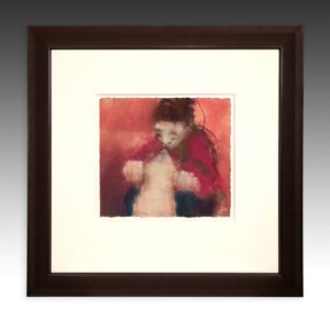 French Primitive Modern Print: Signed and Numbered 4 of 25; Unframed