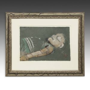 French Drawing, Framed