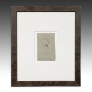 French Stone Lithograph: Signed and Numbered 1 of 8, Framed