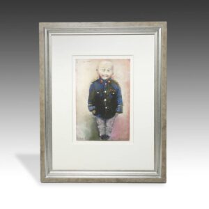 French Primitive Modern Print: Signed and Numbered 4 of 25; Unframed