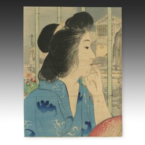 Japanese Kuchi-E Woodblock Print
