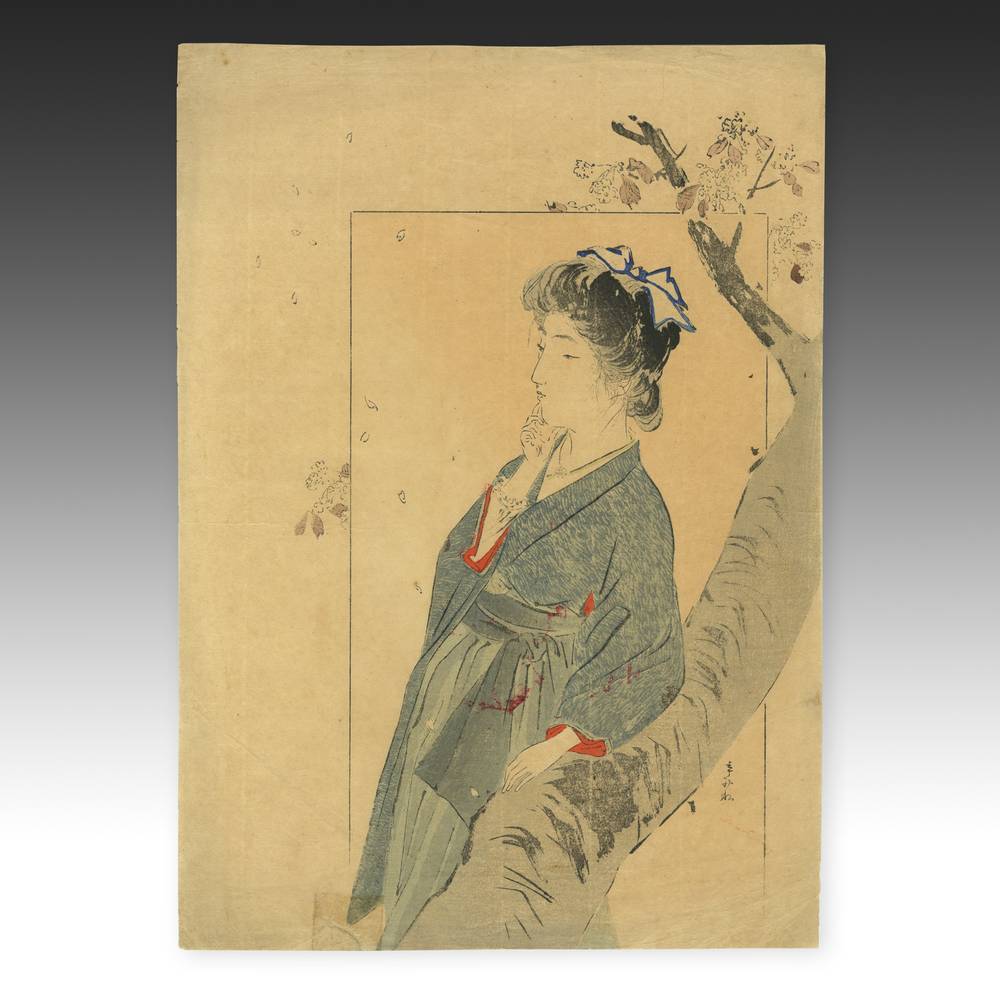 Japanese Kuchi-E Woodblock Print