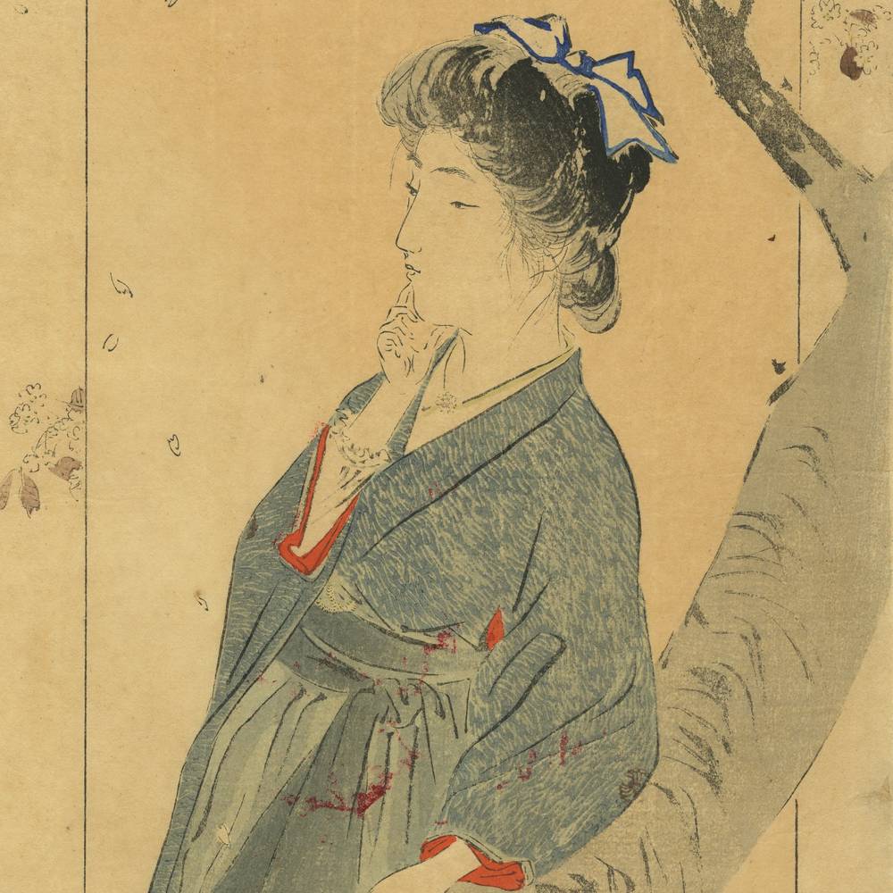 Japanese Kuchi-E Woodblock Print - Image 3