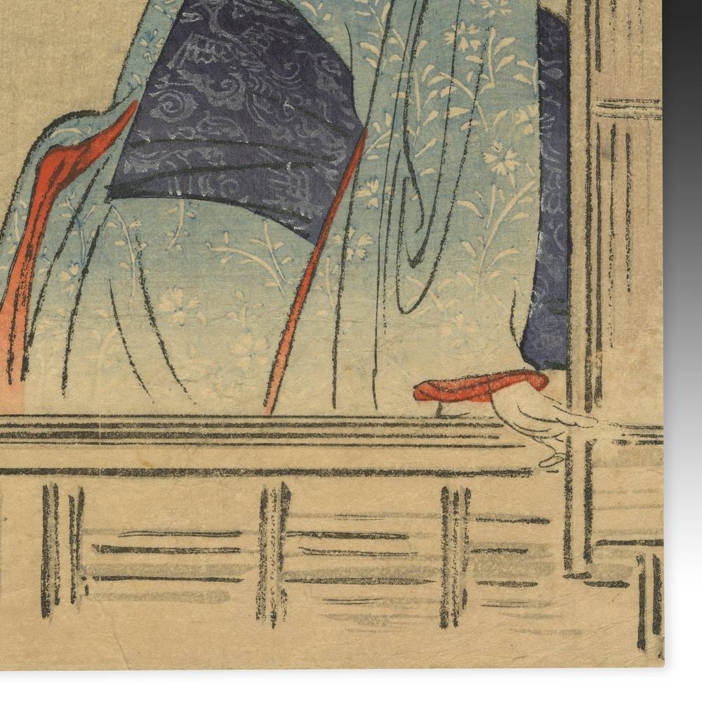 Japanese Kuchi-E Woodblock Print - Image 2
