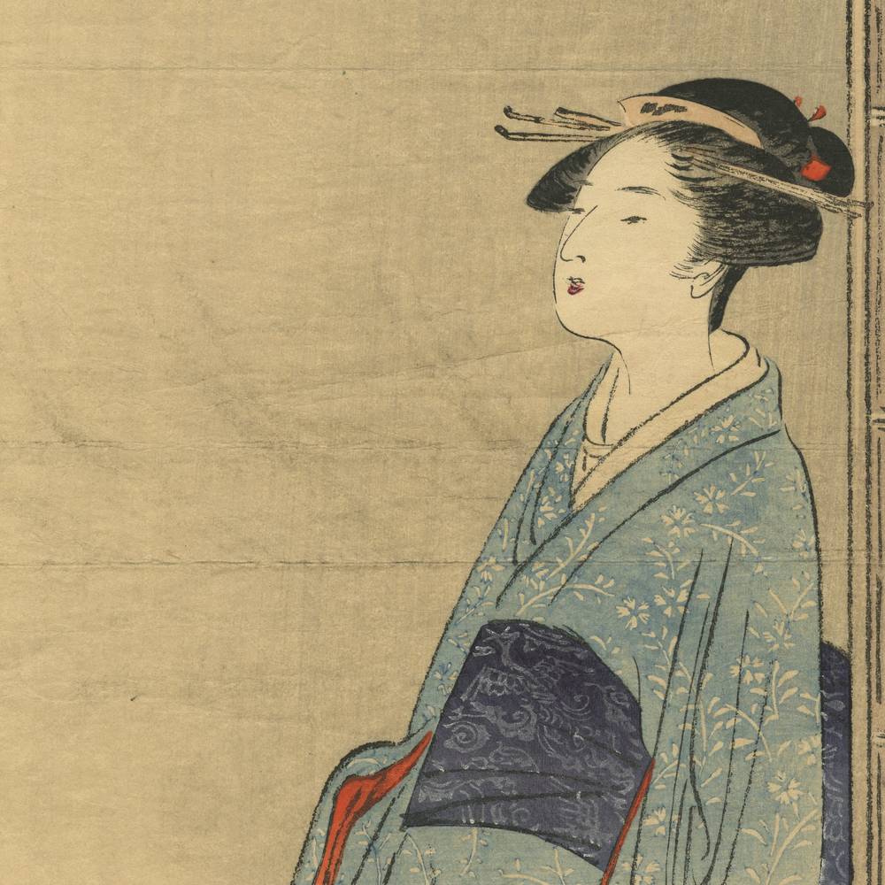 Japanese Kuchi-E Woodblock Print - Image 3