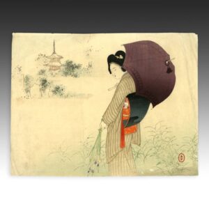 Japanese Kuchi-E Woodblock Print