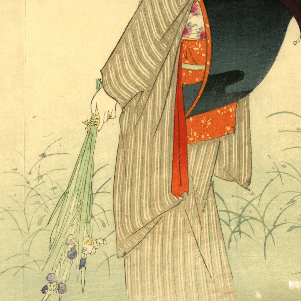 Japanese Kuchi-E Woodblock Print - Image 4