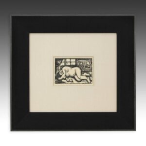 Japanese Woodblock Print, Framed