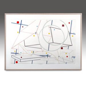 Etching: Framed; Al Held