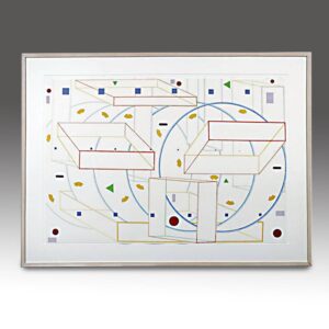 Etching: Framed; Al Held