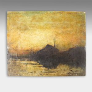 Landscape Painting, United States, Framed