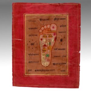 Indian Painting of Vishnu Padam
