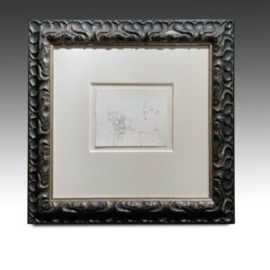 French Drawing, Framed