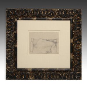 French Drawing, Framed