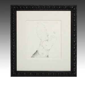 French Drawing, Framed
