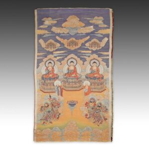 Tibetan Thangka Depicting Buddhas